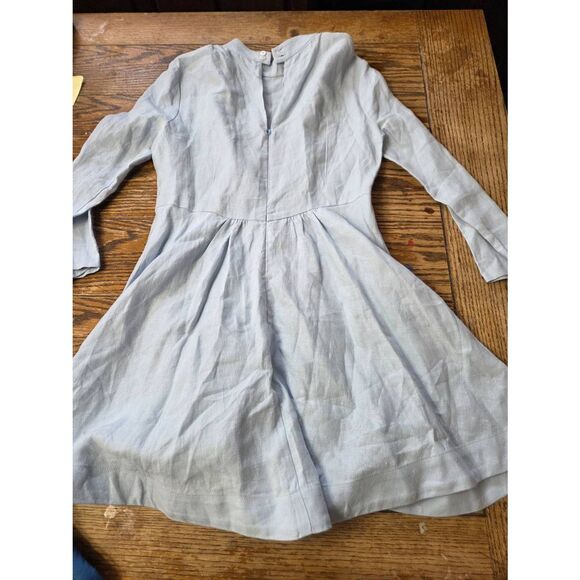 Casa Raki high neck 100% organic cotton mini dress sz Small - Picture 4 of 4